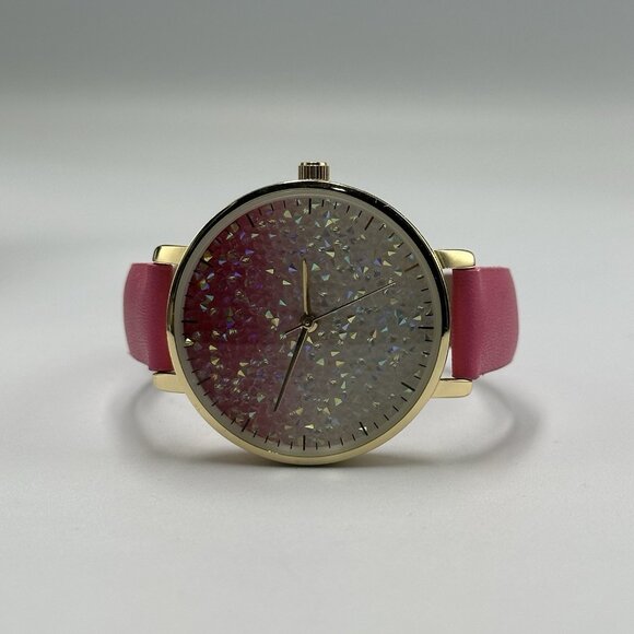 3/$30 INC International Concepts Watch Women Gold Tone Pink White Dial 9" - Picture 9 of 13